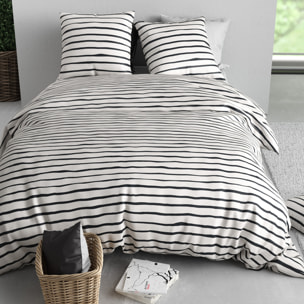 Parure housse de couette 3pcs polycoton roxanne