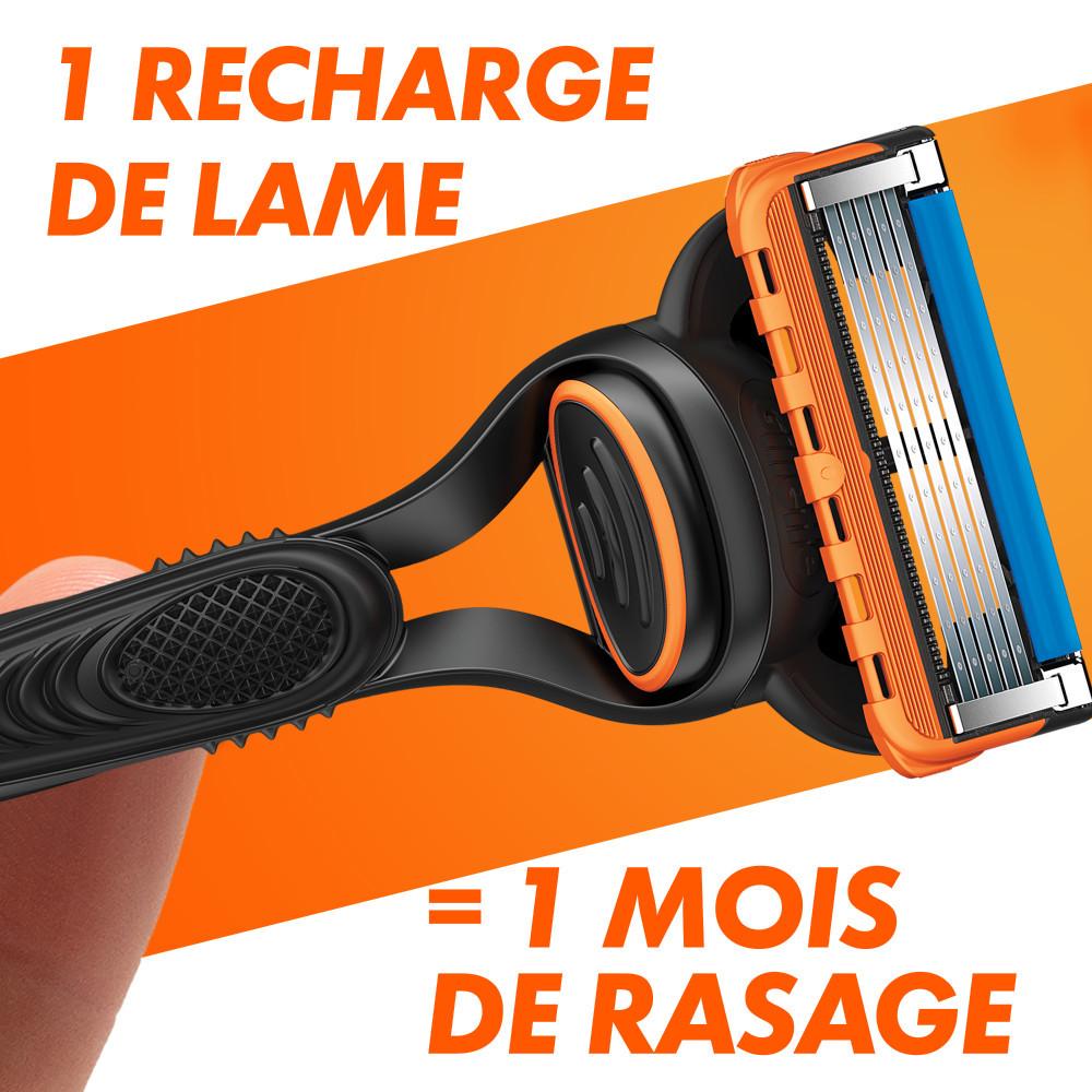 Rasoir Gillette Fusion5 - 1 Rasoir Gillette, 3 Recharges De Lames