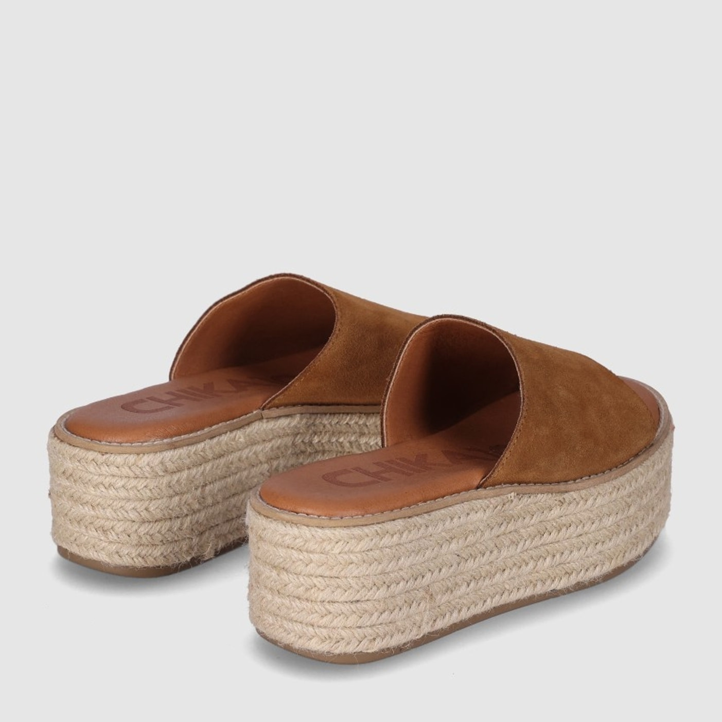 Sandalias de Serraje - Cuero - Tacón: 6 cm
