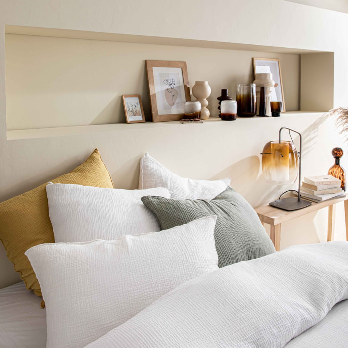 Housse de couette en gaze de coton, SIMPLEMENT GAUFRÉ