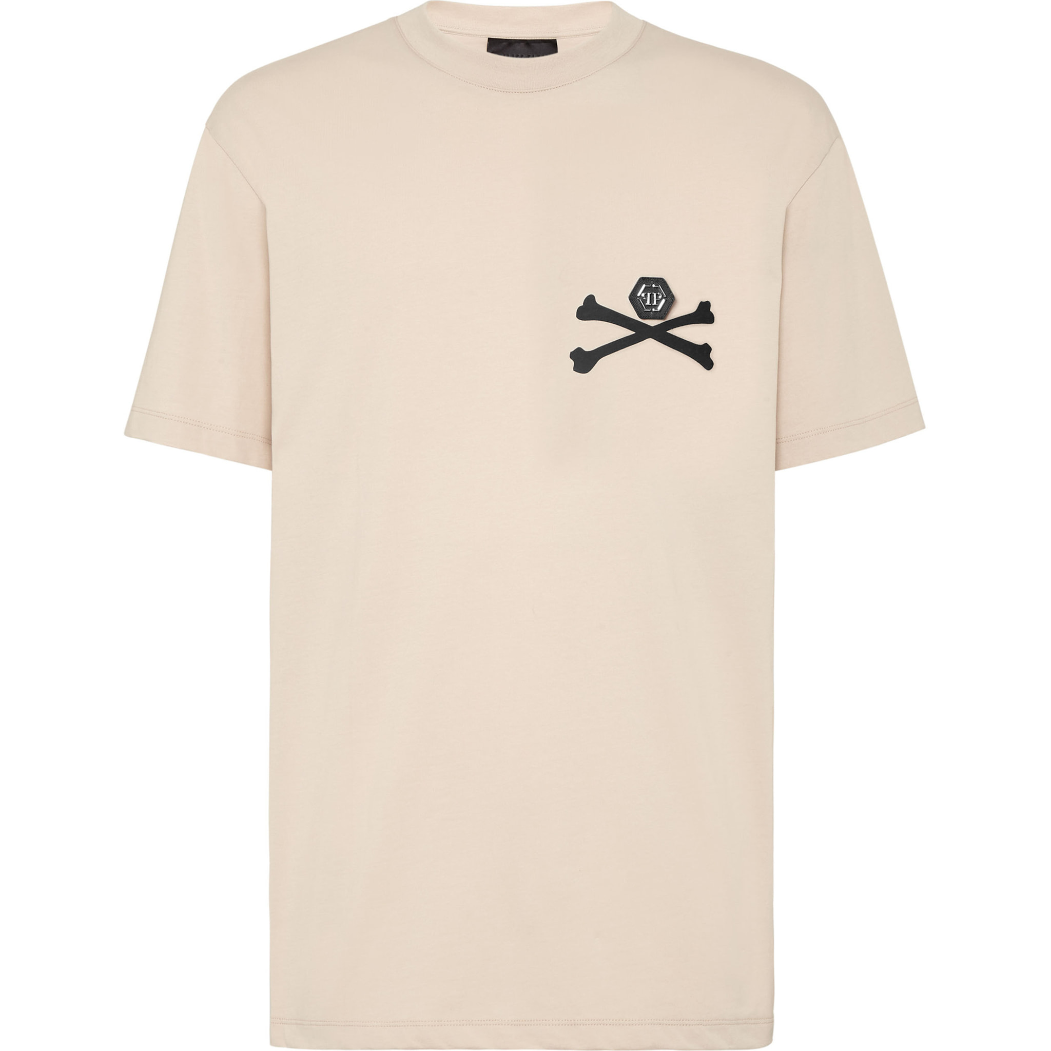 PHILIPP PLEIN T-Shirt Round Neck SKELETON