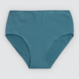 Confezione da 4 mutandine basicohe a vita alta in cotone