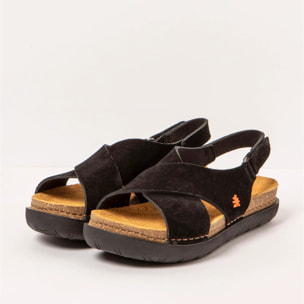 Sandalias 1710S SILK SUEDE BLACK/ RHODES color Black