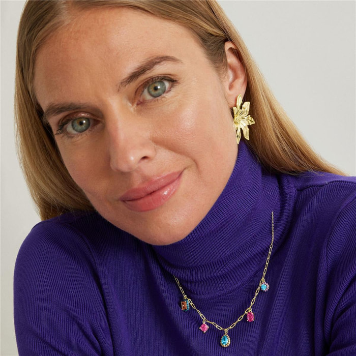 Pendientes Lux by Lux acabados en oro amarillo de 18kts