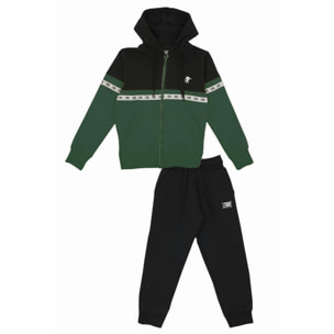 Chándal infantil con capucha y banda horizontal New Tape