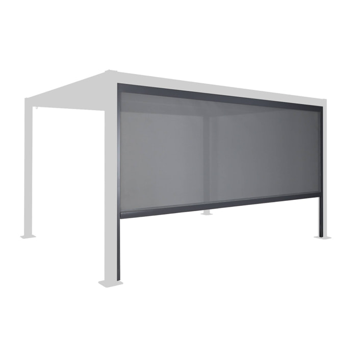 Store latéral 4m pour pergola bioclimatique Palace