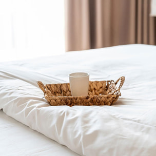 Intrecci Home Lenzuolo con Angoli, Lenzuolo Sotto in Raso di Puro Cotone Satin,Made in Italy, Morbidezza Suprema, Elegante e Confortevole, Tinta Unita