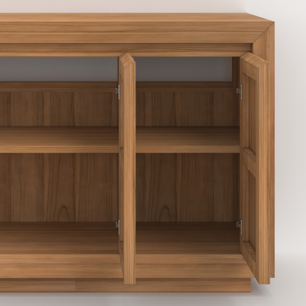 Meuble de salle de bain en bois de teck 120 cm - Pernelle
