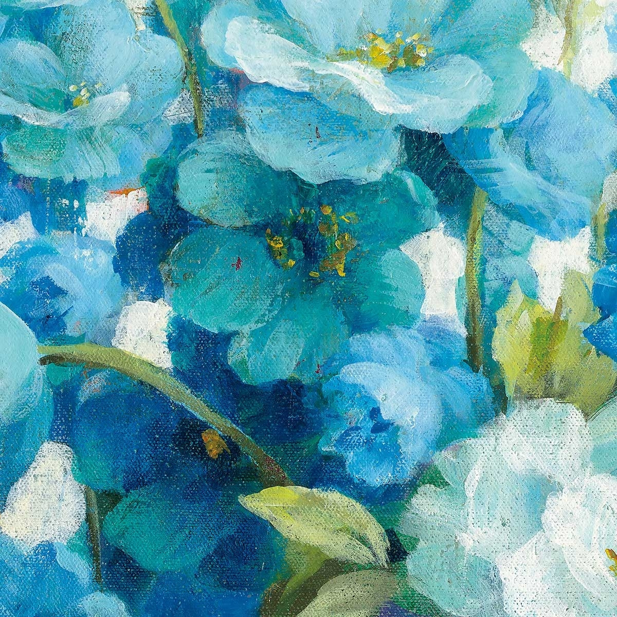 Affiche Bouquet d'été Affiche + cadre en bois - Noir