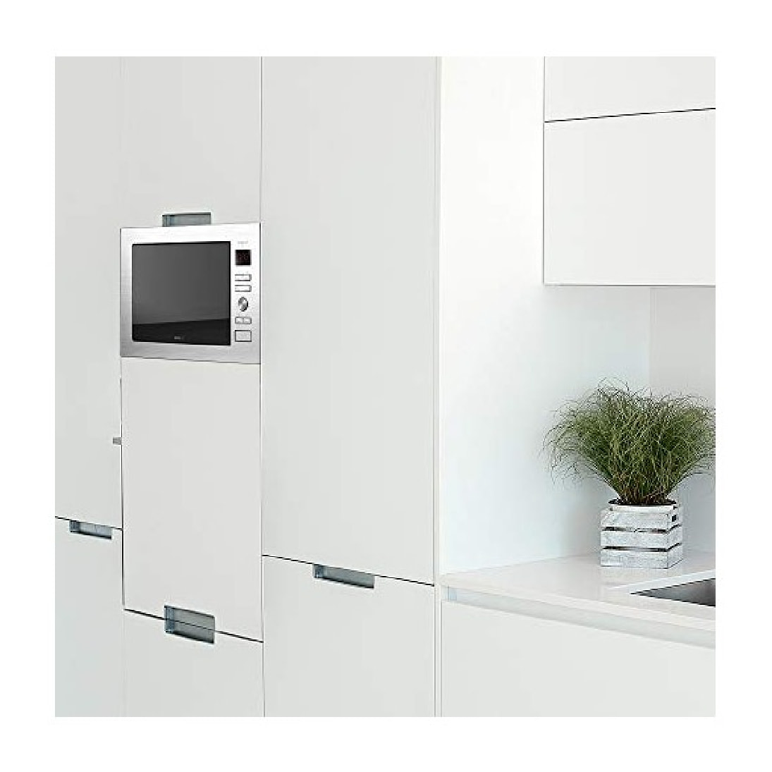 Microonde da incasso con piatto GrandHeat 2590 Built-In Steel Black Cecotec