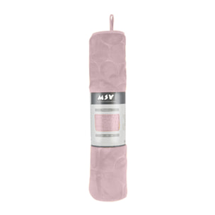 Tapis de bain Microfibre PEBBLE Rose Pastel MSV