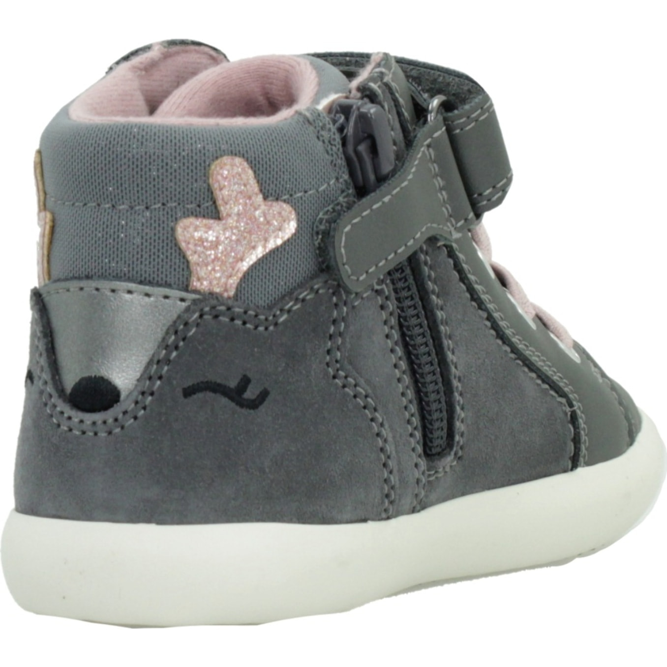 Zapatillas Niña de la marca GEOX  modelo B661MA 022BC B GISLI GRIS