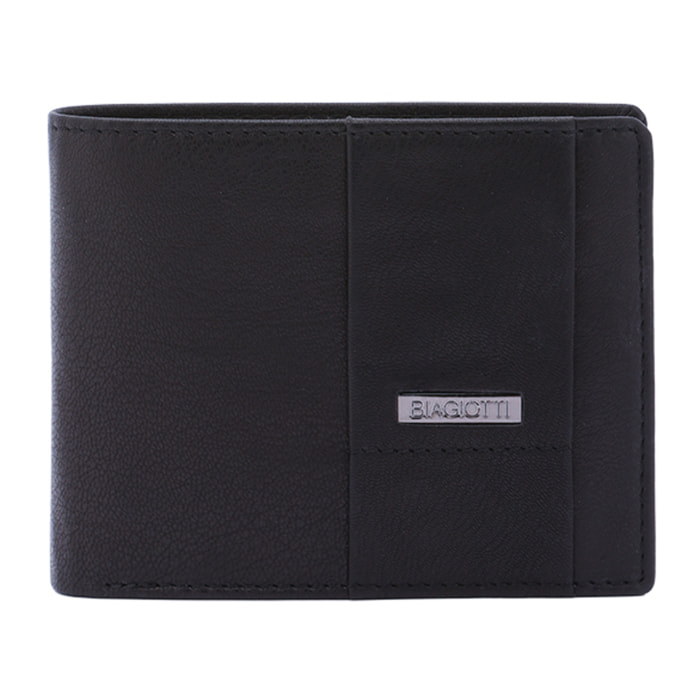 Portafoglio  da uomo In Vera pelle Made in Italy 12x10x3 cm