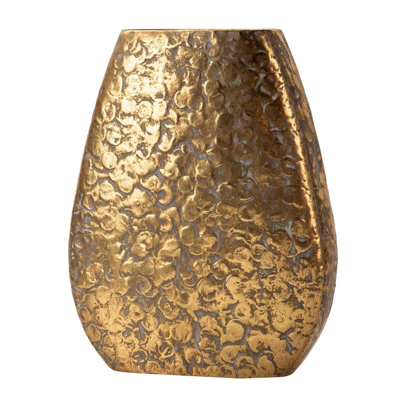 Florero Metal Dorado 29x12x35 Cm