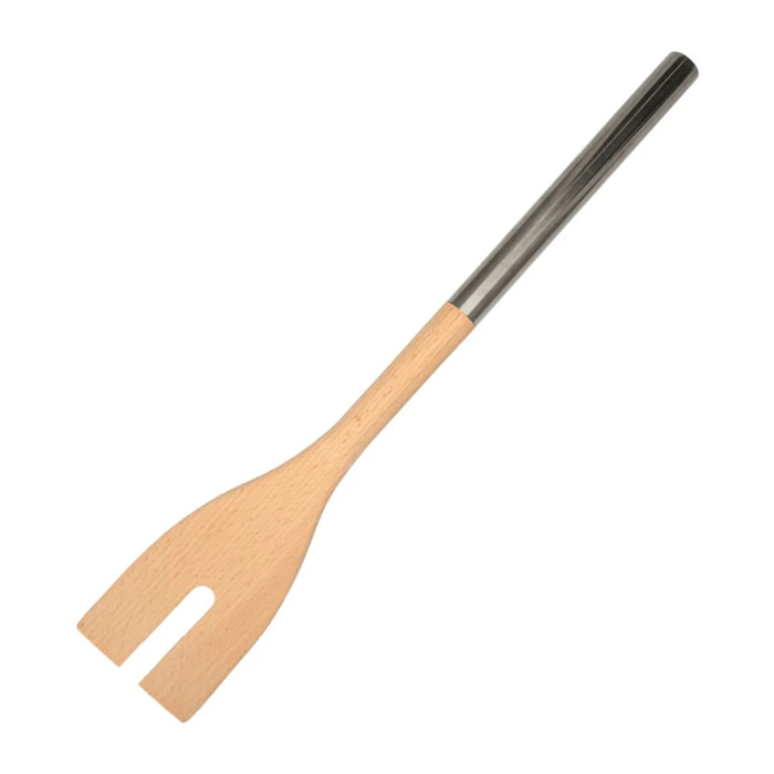 Fourchette à salade verte en bois 34 cm Fackelmann Boissellerie