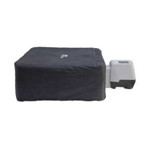 SPA rigide OSLO SAPPHIRE MSPA 6 personnes gris. 4 coussins. bâche incluse + housse thermique. hydromassages système
