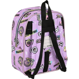 Mochila guarderia adapt.carro monster high "best boos"