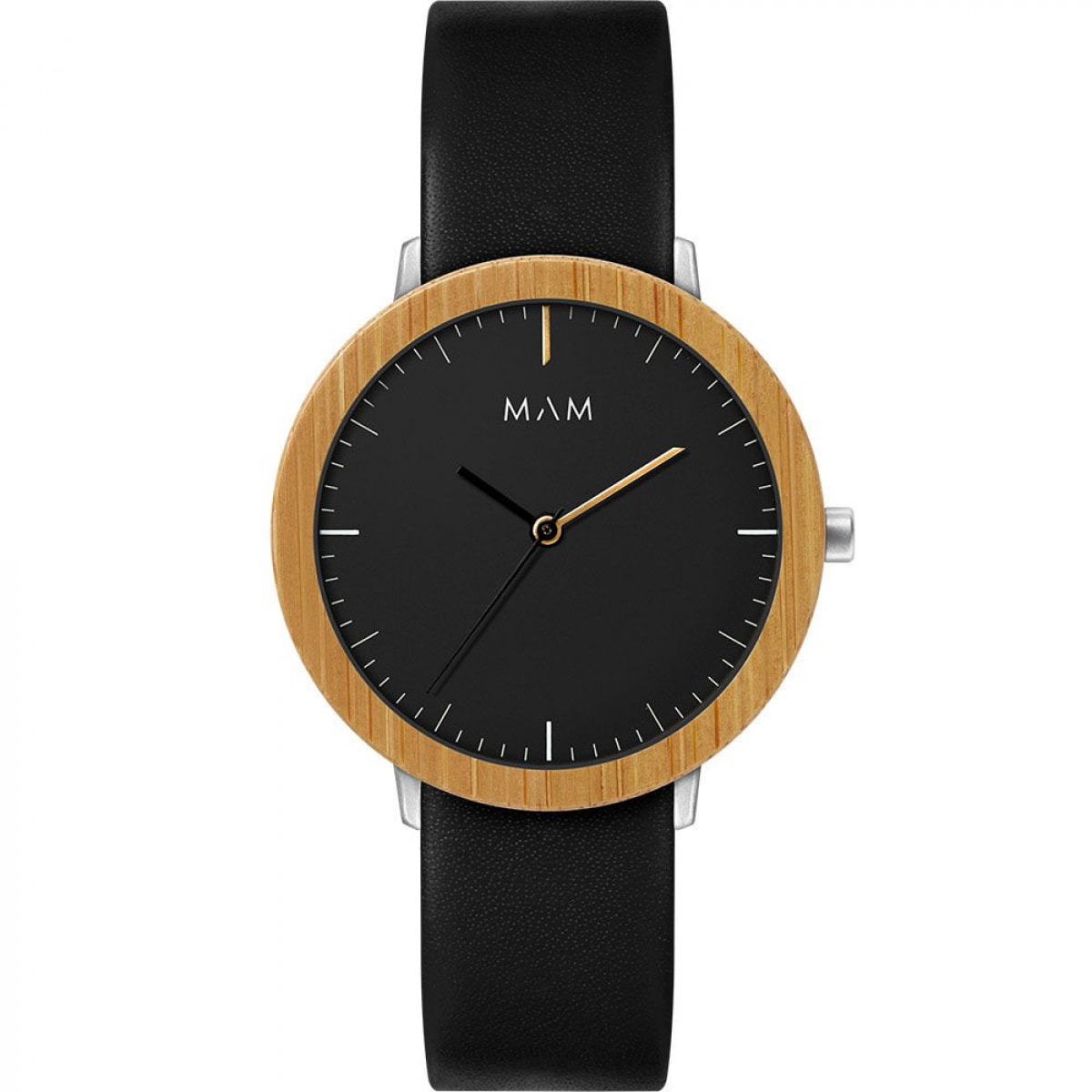 Reloj Mam MAM629 Unisex Analogico Cuarzo con Correa de Cuero