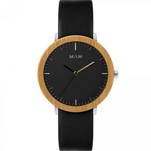 Reloj Mam MAM629 Unisex Analogico Cuarzo con Correa de Cuero