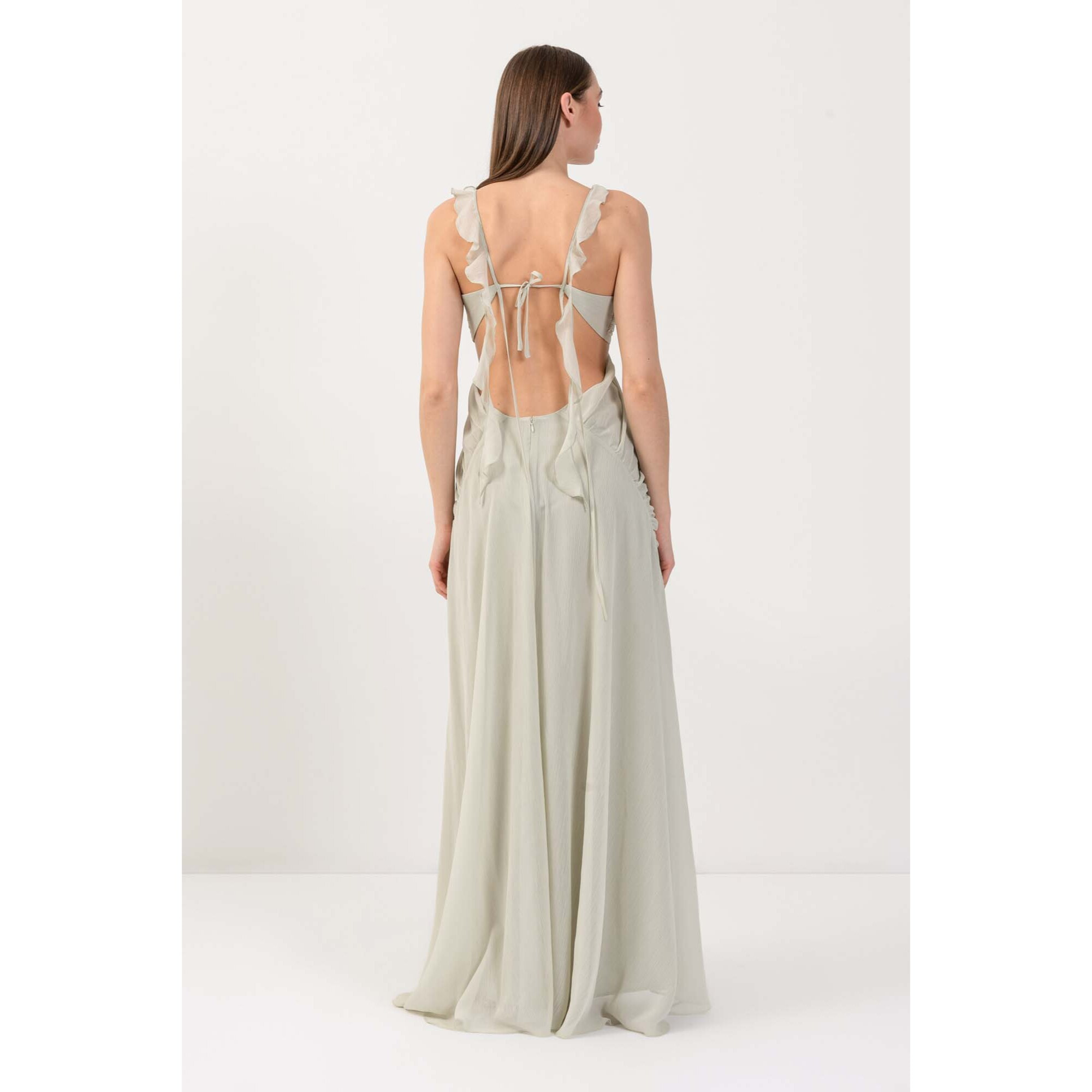 Kocca - Abito con cut-out e volants Donna