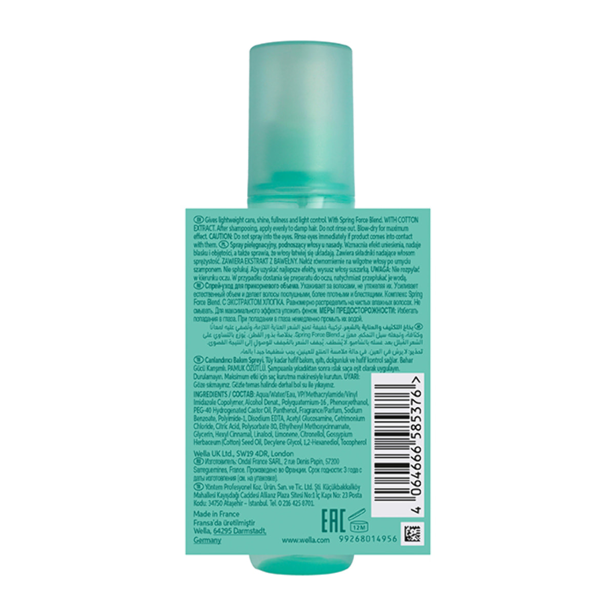 WELLA PROFESSIONALS Invigo Volume Boost Uplifting Care Spray 150ml