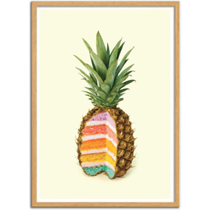 Affiche - Pineapple cake - Paul Fuentes