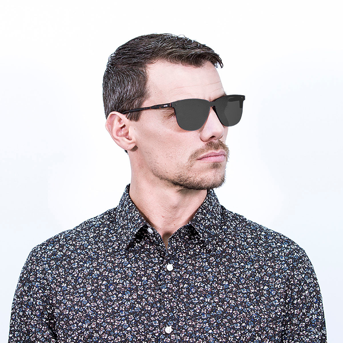 Gafas de sol OCEAN LAFITENIA - Negro mate / Plana ahumada