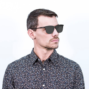 Gafas de sol OCEAN LAFITENIA - Negro mate / Plana ahumada