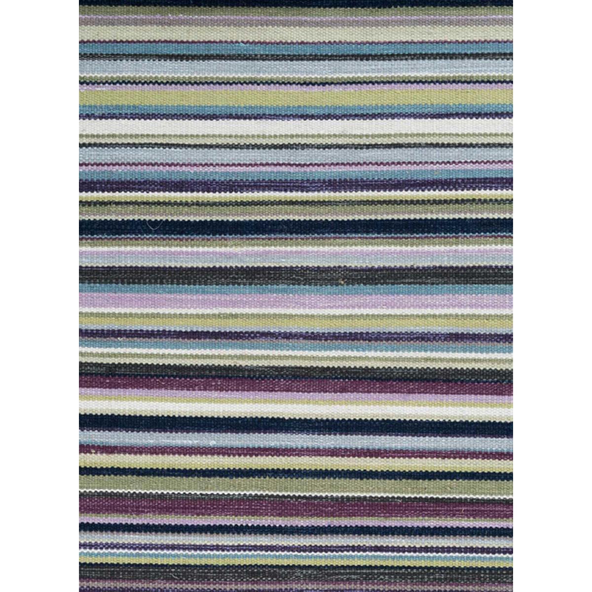 Tapis kilim 200x300 rectangle fait main en laine violet motif géométrique