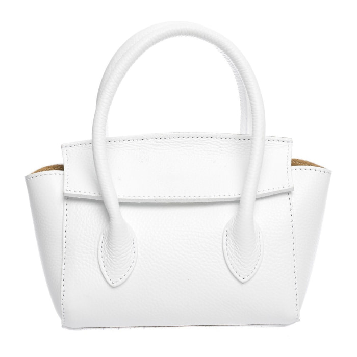 Borsa a spalla Anna Luchini Bianco
