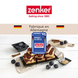 Ensemble de 2 Plaques de four rectangulaire 42 x 29 cm Zenker Black Metallic