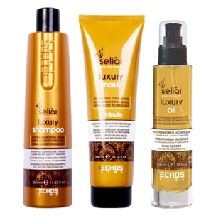 ECHOSLINE Kit Seliàr Luxury Shampoo 350ml + Maschera 300ml + Oil 100ml