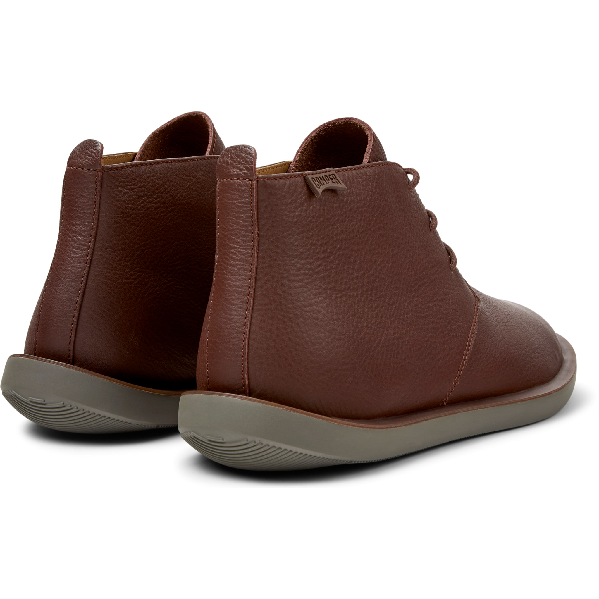 Botines - CAMPER Wagon - Marron - Cuero liso