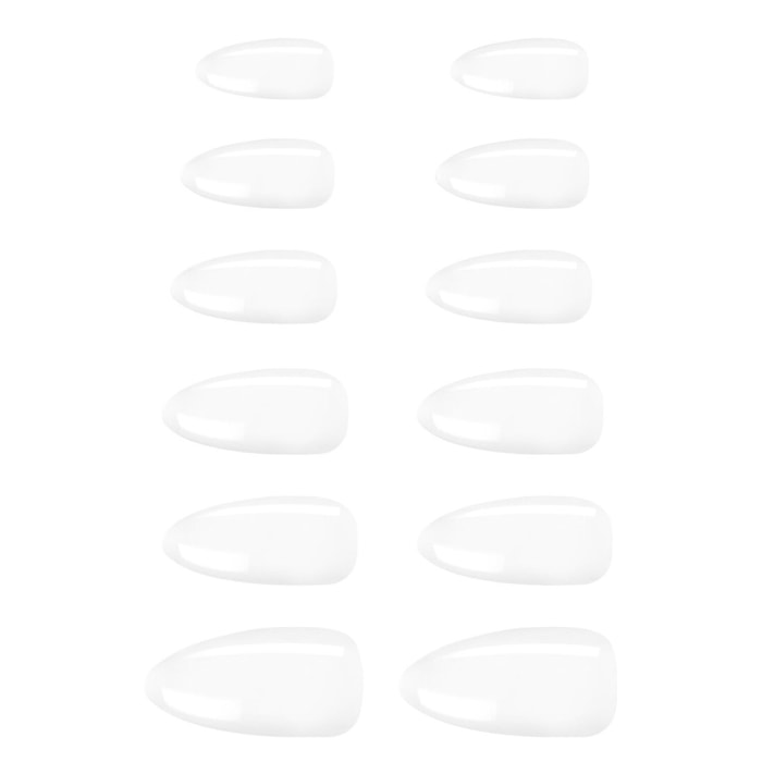 What The Fake! Press & Go - Kit Faux-Ongles Blanc Pur x12