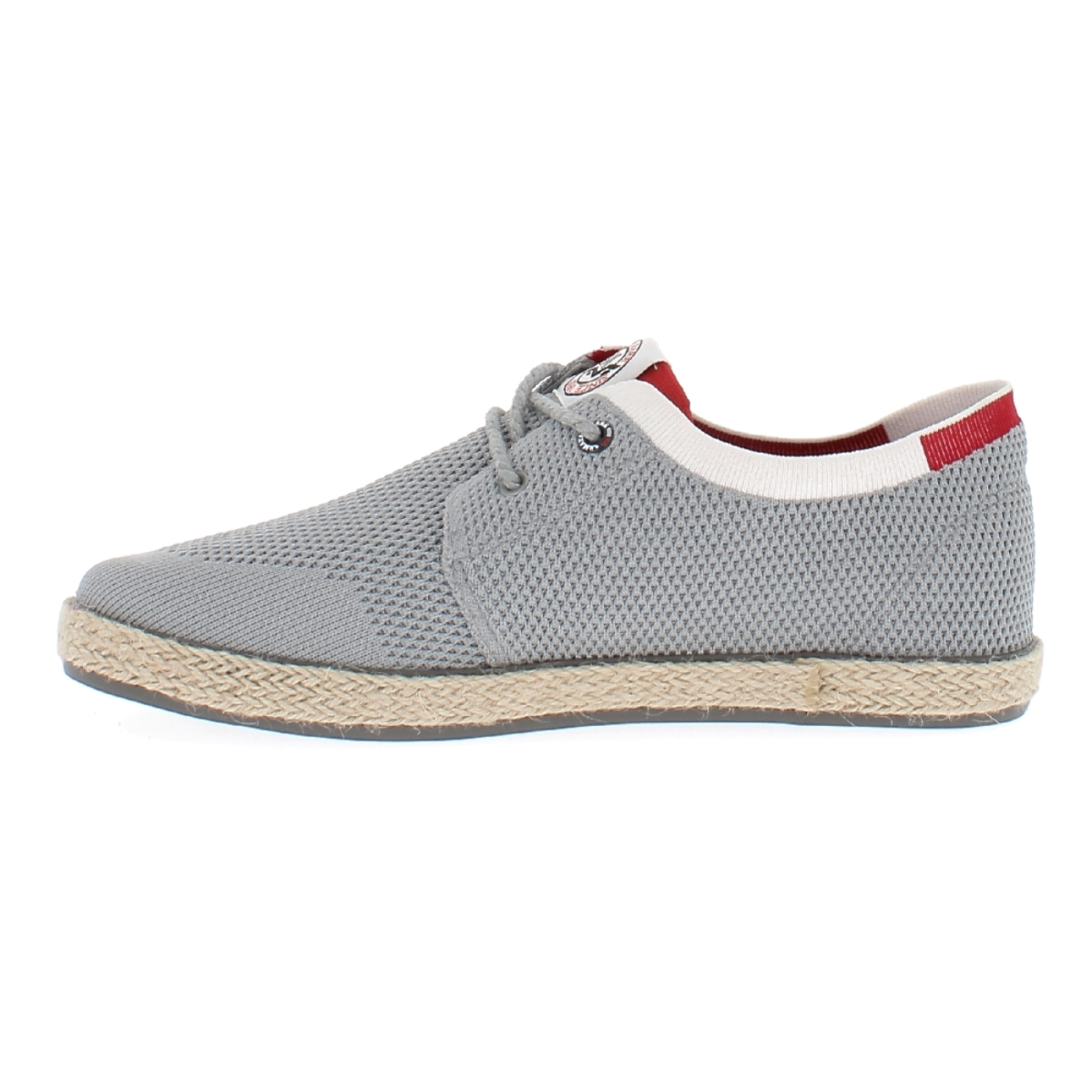 Armata di Mare Scarpe Uomo Espadrillas Stringate con Soletta Comfort AMU S24N523 Grey