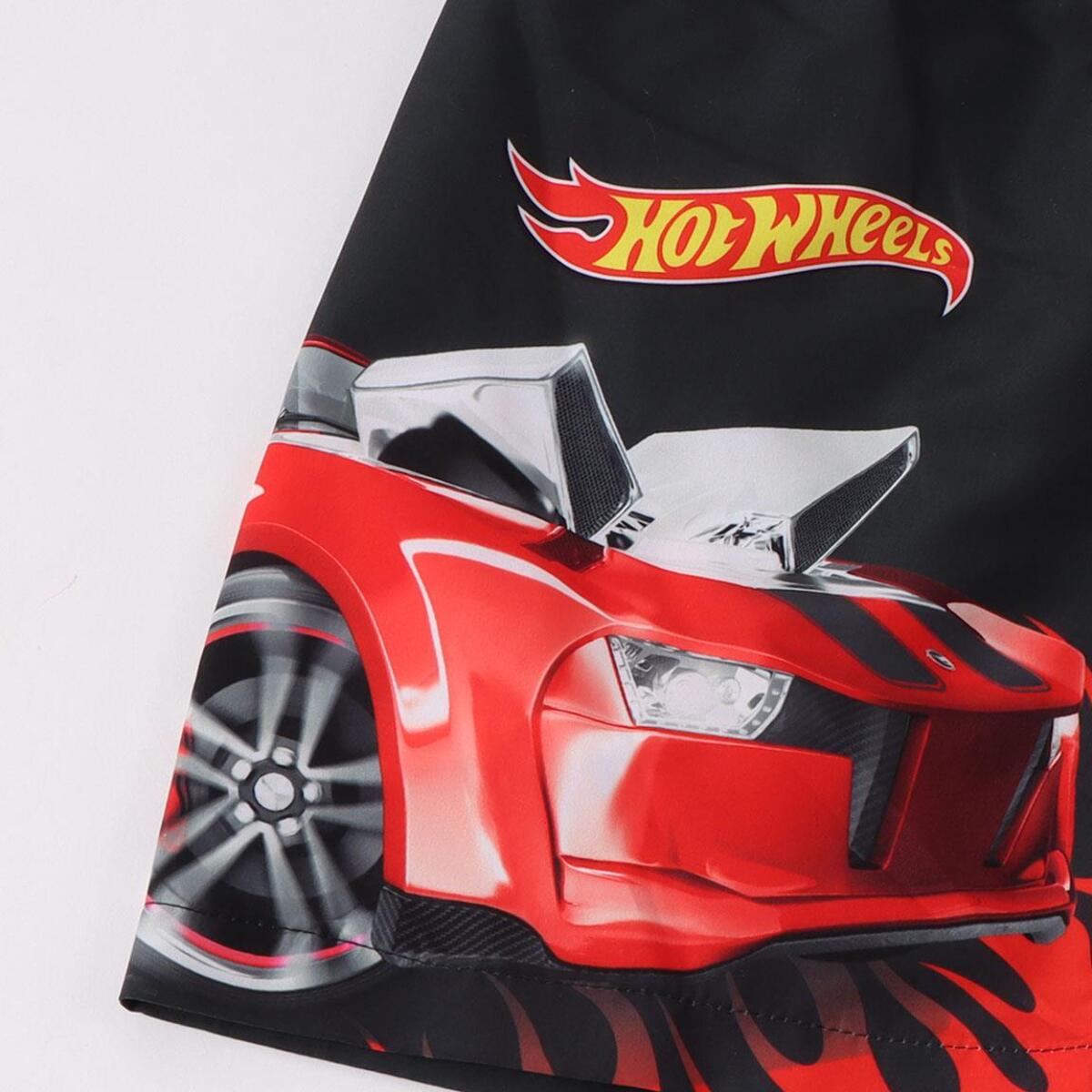 Bermuda Baño Hot Wheels - Color Negro
