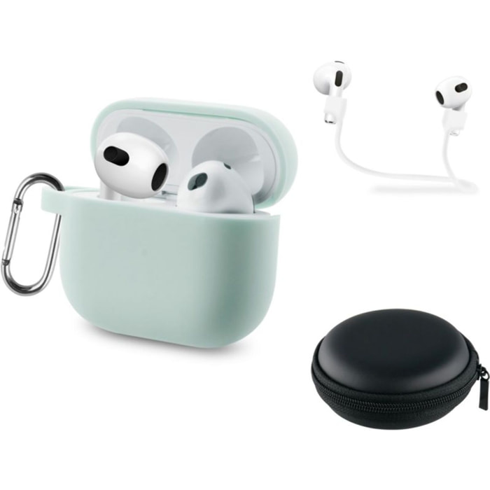 Etui ESSENTIELB Airpods 3 vert