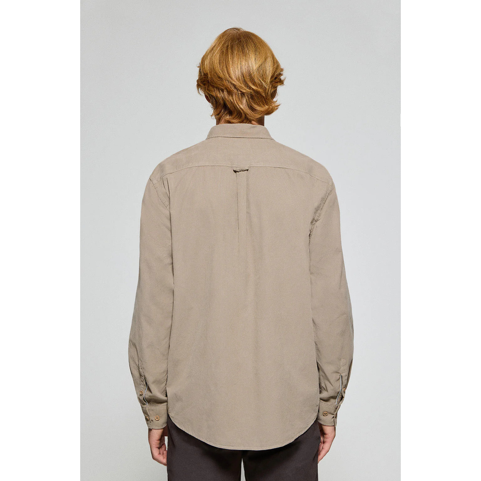 Camicia con tasche Massachusetts cammello con ricamo Polo Club