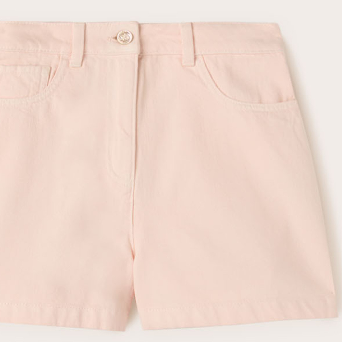 Motivi - Shorts de algodón de drill - Rosa