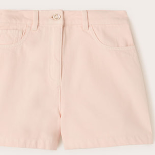 Motivi - Shorts de algodón de drill - Rosa