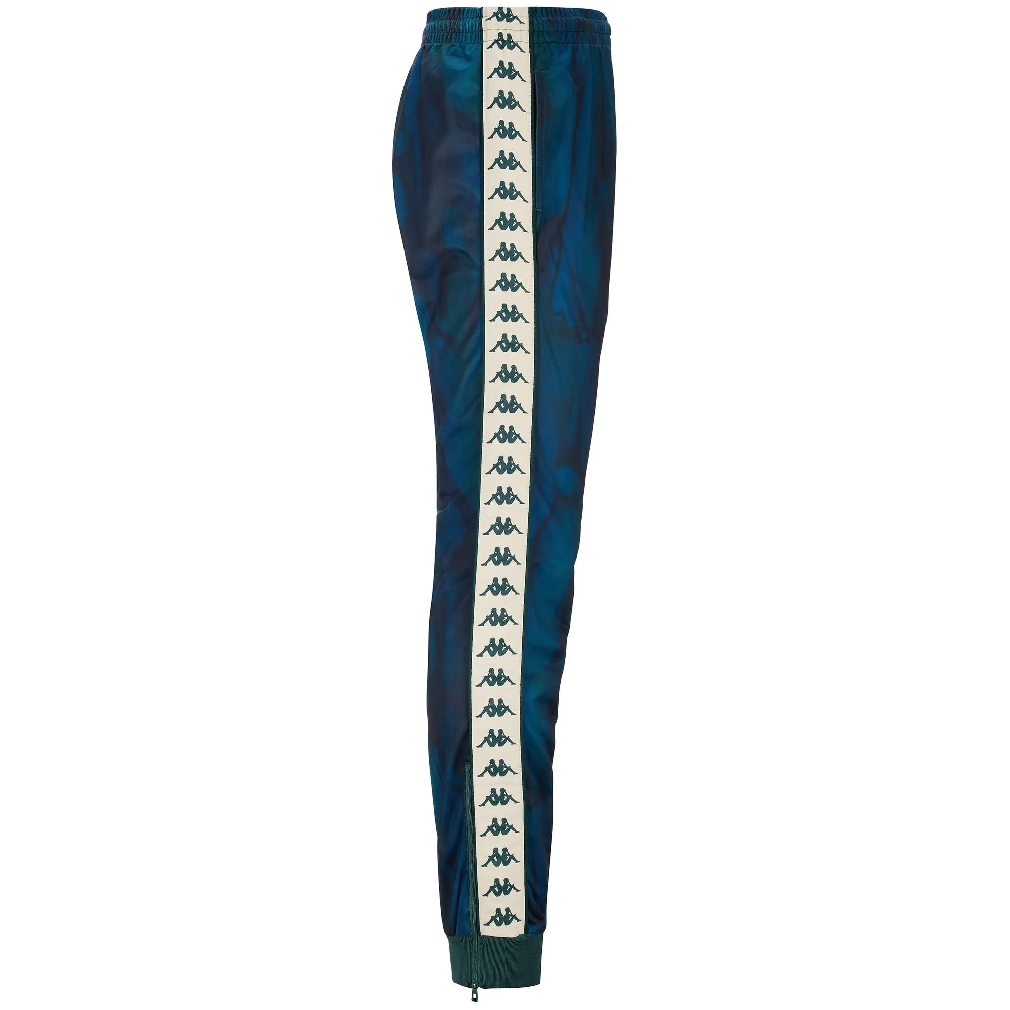 Kappa - Pantaloni Uomo Verde - 222 Banda Rastoria 2 Graphik Slim