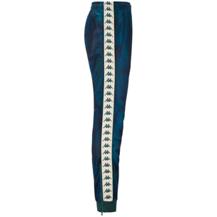 Kappa - Pantaloni Uomo Verde - 222 Banda Rastoria 2 Graphik Slim