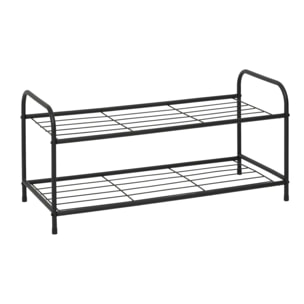 Range-chaussures 6 paires Metty noir