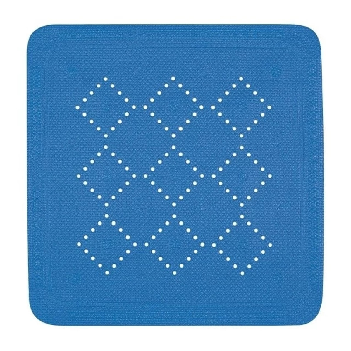 Tapis Fond de douche PVC ALASKA 55x55cm Bleu Electrique Spirella