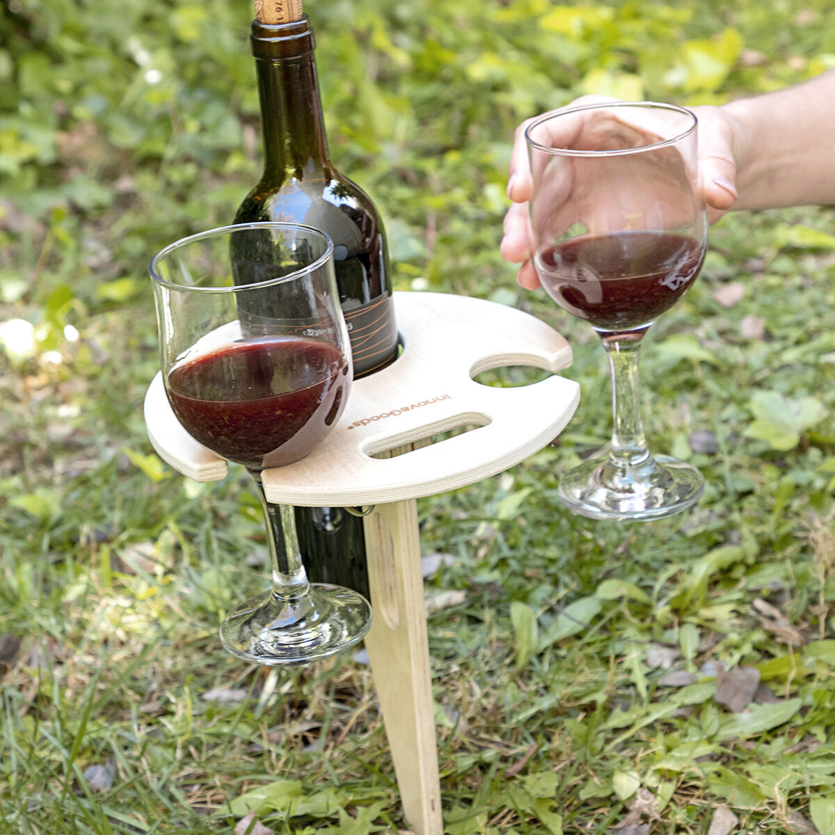 Tavolo da Vino Pieghevole e Portatile per Esterni Winnek InnovaGoods