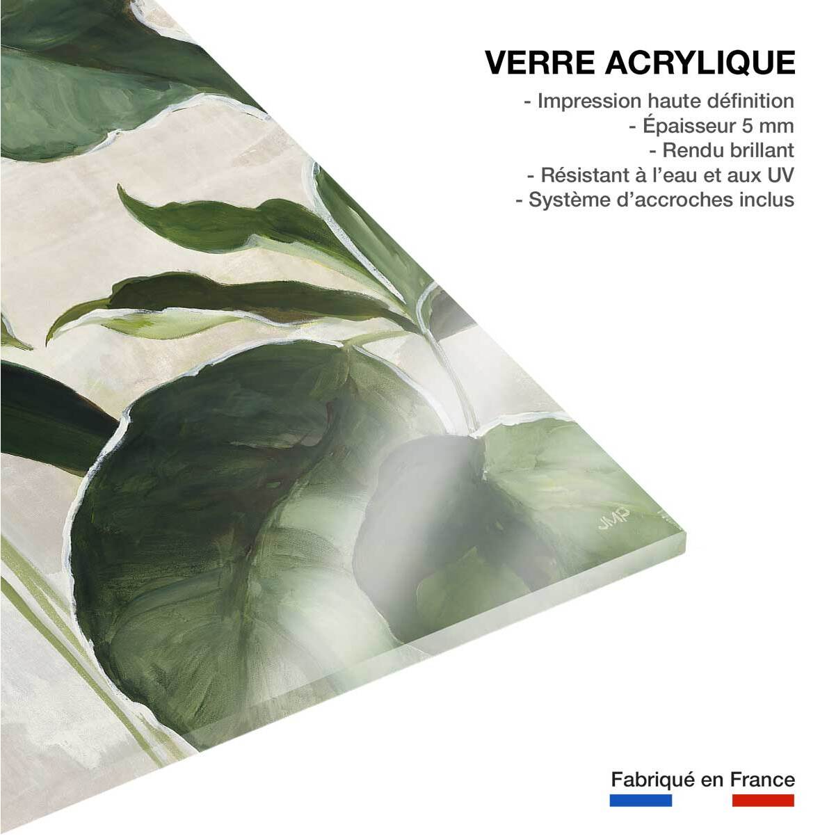 Tableau Aquarelle botanique Tableau plexiglas