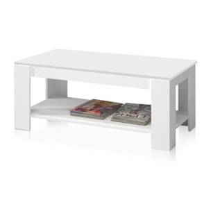 Mesa de centro elevable Ambit Blanco Artik (Blanco Mate)