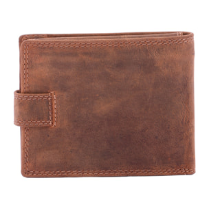 Portafoglio  da uomo In Vera pelle Made in Italy 10x12,5x3 cm