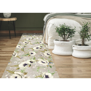 Tappeto Passatoia Cucina Con Retro Antiscivolo Antisfilo Linea Futura Anemoni