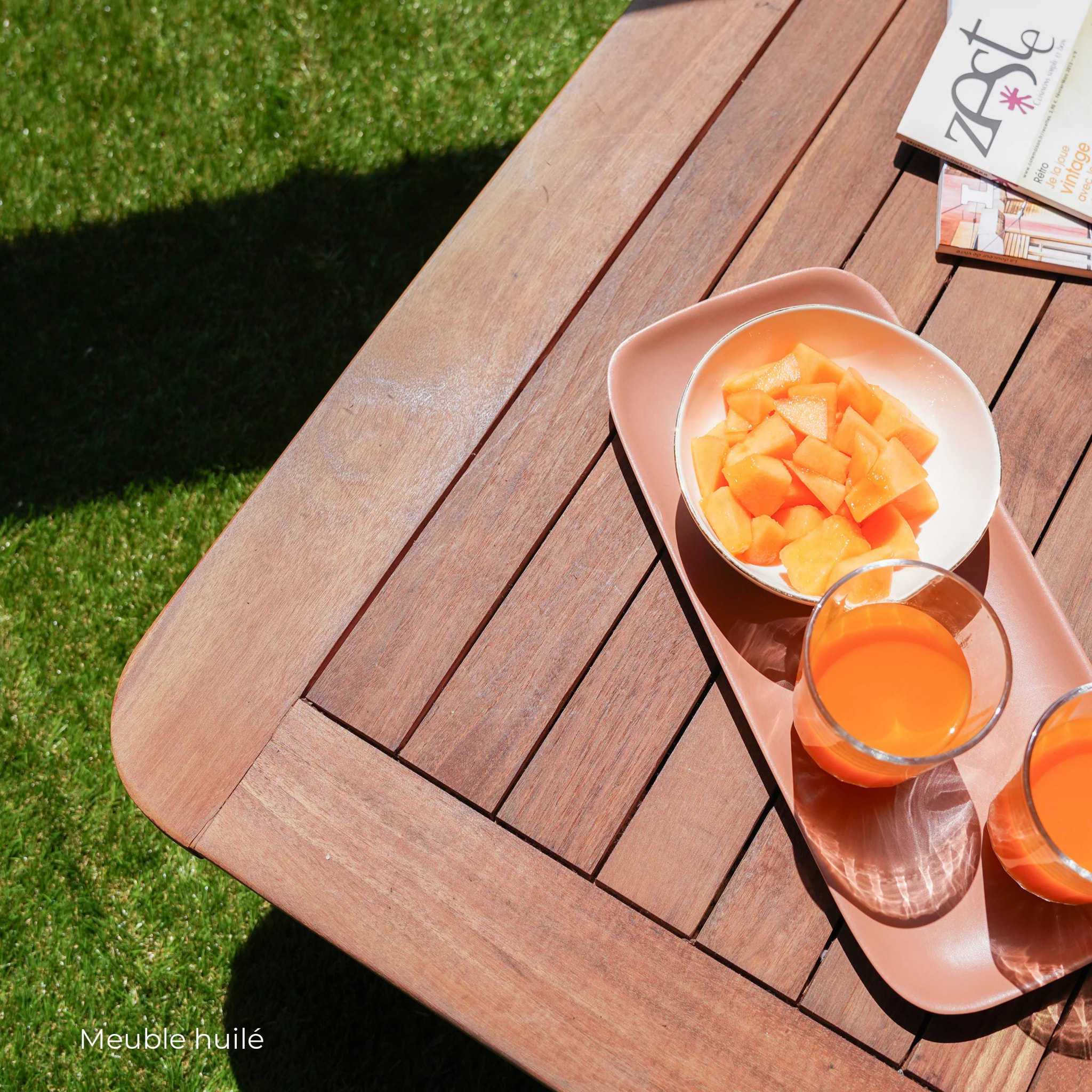 Table basse de jardin en teck - Kilda